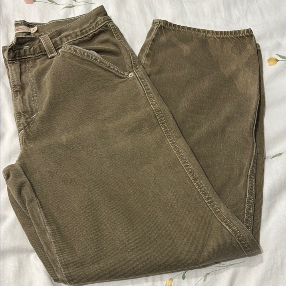 Levi's Brown Tan Chinos Relaxed Fit Cotton
